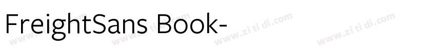 FreightSans Book字体转换